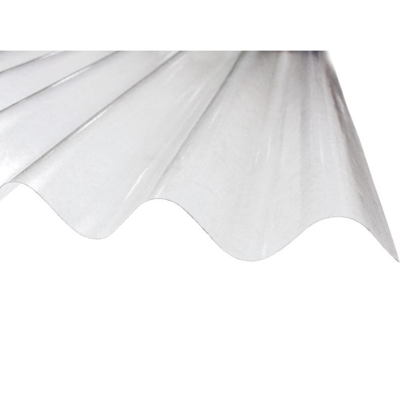 Topline plaque PVC - Transparente et ondulée - Aquaplan