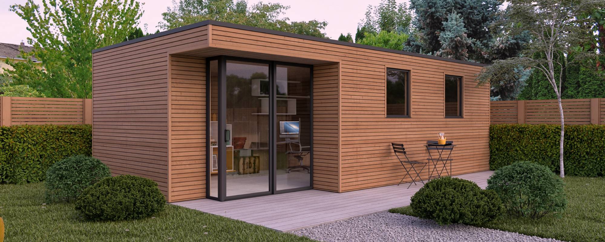 Abri Savoie 3,55 m2 avec plancher livré et monté : Abris de jardin,  carports et abris à bois HABRITA mobilier - botanic®